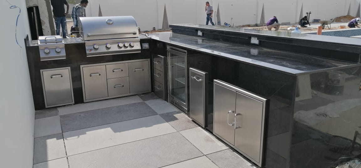 Outdoor kitchen bbq